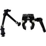 Rotolight RL-ARM-10-KIT (RLARM10KIT) 10 inch Articulated Magic Arm with SuperClamp Kit includes Ballhead and Shoe Adapter Rotolight RL-ARM-10-KIT (RLARM10KIT) 10 inch Articulated Magic Arm with SuperClamp Kit includes Ballhead and Shoe Adapter